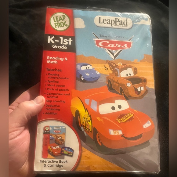 Leap F.  LeapPad Disney Pixar Cars K-1st . Interactive Book & C. - Picture 1 of 9